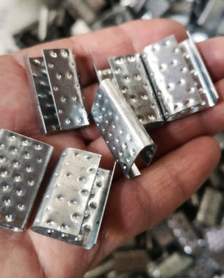 Polityester PET Strapping Metal Seals z uchwytem do otworów ciśnieniowych