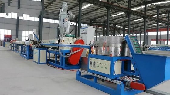 Całkowicie automatyczna linia produkcyjna rur na nawadnianie kroplówkowe Chłodzenie wodne 350 m/min